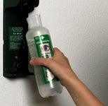 CEDERROTH Wandhalterung für Augenspülung 0,5 l grün