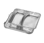 PAPSTAR Menüschalen mit Deckel 830,0 ml silber