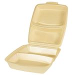 PAPSTAR Einweg-Menüschalen beige