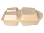PAPSTAR Einweg-Menüschalen beige