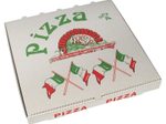PAPSTAR Pizzakartons weiß, rot, grün
