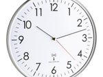 TFA® Funkwanduhr Ø 33 cm silber