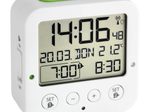 TFA® digitaler Funkwecker BINGO weiß