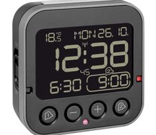 TFA® digitaler Funkwecker BINGO 2.0 schwarz