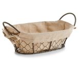Zeller Countrystyle Brotkorb braun