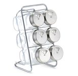 Zeller Gewürzregal transparent, silber
