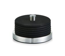 Zeller Untersetzer 10 cm schwarz, silber
