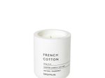 blomus FRENCH COTTON Duftkerze 8 cm weiß