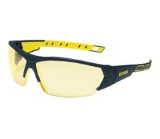 uvex Schutzbrille i-works 9194 schwarz, gelb
