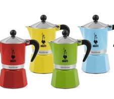 Bialetti Rainbow - Espressokocher - rot - für 3 Tassen