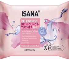 ISANA feuchte Reinigungstücher 5 in 1 alle Hauttypen 1-lagig