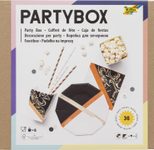 folia Marmoriert Party-Set mehrfarbig