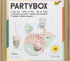folia Herze Party-Set mehrfarbig