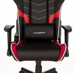 DXRacer Prince Serie OH-PF188-NRW Gaming-Stuhl - Regular / L - PVC Kunstleder - schwarz/rot/weiß