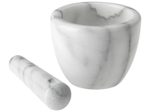 WESTMARK Marmor Mörser 10.2 cm weiß/grau