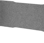 HAMMERBACHER Akustik-Tischtrennwand, grau 154 x 60,5 cm