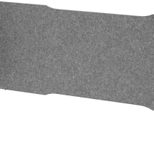 HAMMERBACHER Akustik-Tischtrennwand, grau 174 x 60,5 cm