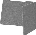 HAMMERBACHER Akustik-Tischtrennwand, grau 95,8/88 x 60,5 cm
