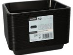 STARPAK Einweg-Menüschalen 0,935 l schwarz