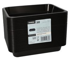STARPAK Einweg-Menüschalen 0,935 l schwarz