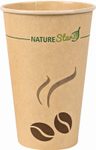 NATURE Star Mocca Einweg-Kaffeebecher 8 cm 0,3 l braun