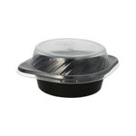 PAPSTAR Deckel für Mehrweg-Suppenteller 16.2 cm transparent
