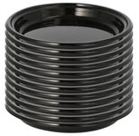 PROPAC Mehrweg-Menüteller 22 cm schwarz