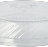 PAPSTAR Deckel für Mehrweg-Menüschalen 22.7 cm transparent
