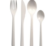 PAPSTAR Mehrweg-Messer weiß Polypropylen (PP)