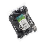 PAPSTAR Mehrweg-Gabeln schwarz Polypropylen (PP)