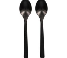 PAPSTAR Mehrweg-Löffel schwarz Polypropylen (PP)