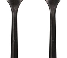 PAPSTAR Mehrweg-Kaffeelöffel schwarz Polypropylen (PP)