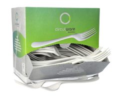 PAPSTAR Mehrweg-Gabeln weiß Polypropylen (PP)