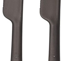 PAPSTAR Mehrweg-Messer schwarz Polypropylen (PP)