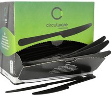 PAPSTAR Mehrweg-Messer schwarz Polypropylen (PP)