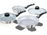 Genius Cerafit Steel Pfannen-Set silber