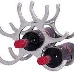 WOHNLING Weinregal WL1.252 silber