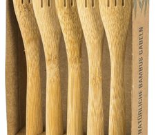 pandoo Mehrweg-Gabeln braun 100% Bambus