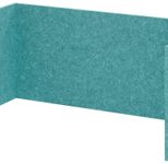 HAMMERBACHER FlexWall Akustikrückwand Vlies türkis
