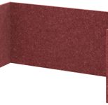 HAMMERBACHER FlexWall Akustikrückwand Vlies bordeaux
