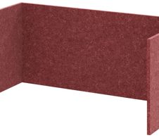 HAMMERBACHER FlexWall Akustikrückwand Vlies bordeaux