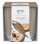 ipuro Cedar Wood Duftkerze 6.5 cm beige