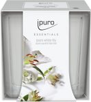 ipuro White Lily Duftkerze 6.5 cm weiß