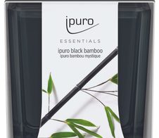ipuro Black Bamboo Duftkerze 6.5 cm schwarz