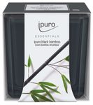 ipuro Black Bamboo Duftkerze 6.5 cm schwarz