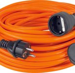 as-Schwabe Verlängerungskabel Baustellen, 10 m, orange
