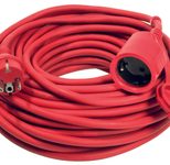 as-Schwabe Verlängerungskabel, 5 m, rot