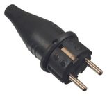 as-Schwabe Schuko-Stecker Vollgummi