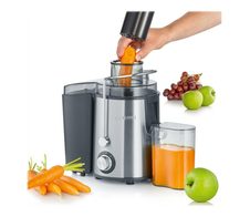 SEVERIN Entsafter schwarz/ silber