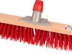 GUT&GÜNSTIG Besenkopf Holz rot